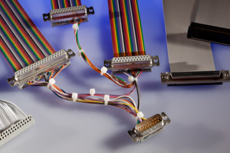 Color-coded ribbon cables