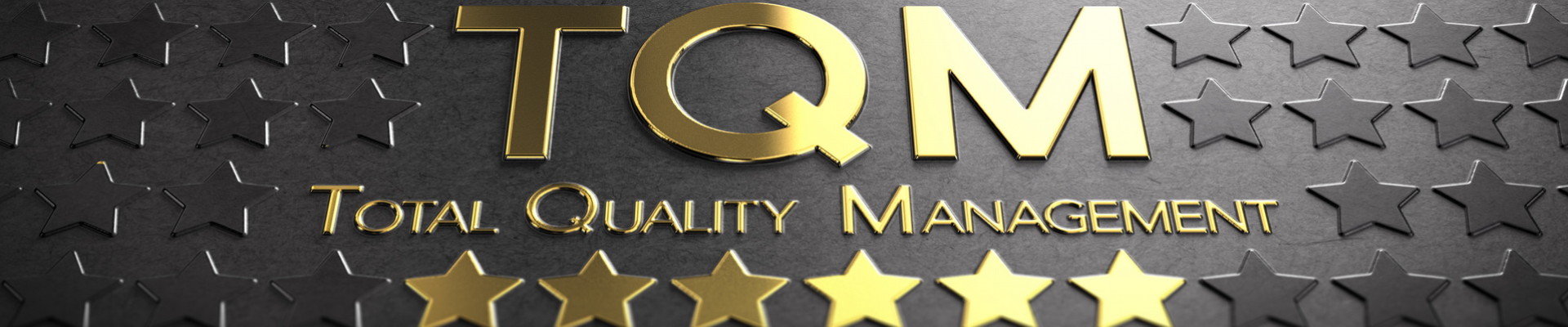 Accronym TQM and the text Total Quality Management